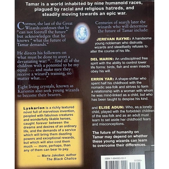 Lyskarion: The Song Of The Wind (Book One In The Karionin Chronicles Trilogy) - Picture 2 of 3